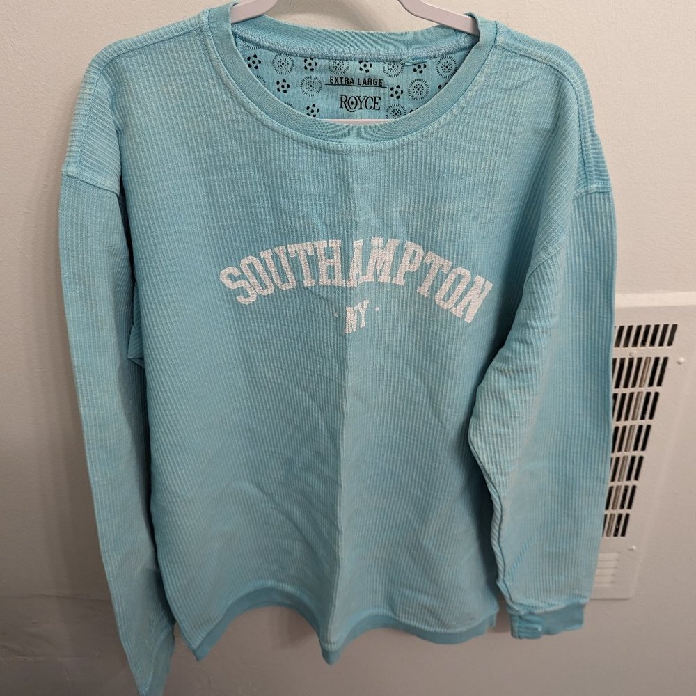 Teal Southampton NY Long Sleeve Shirt